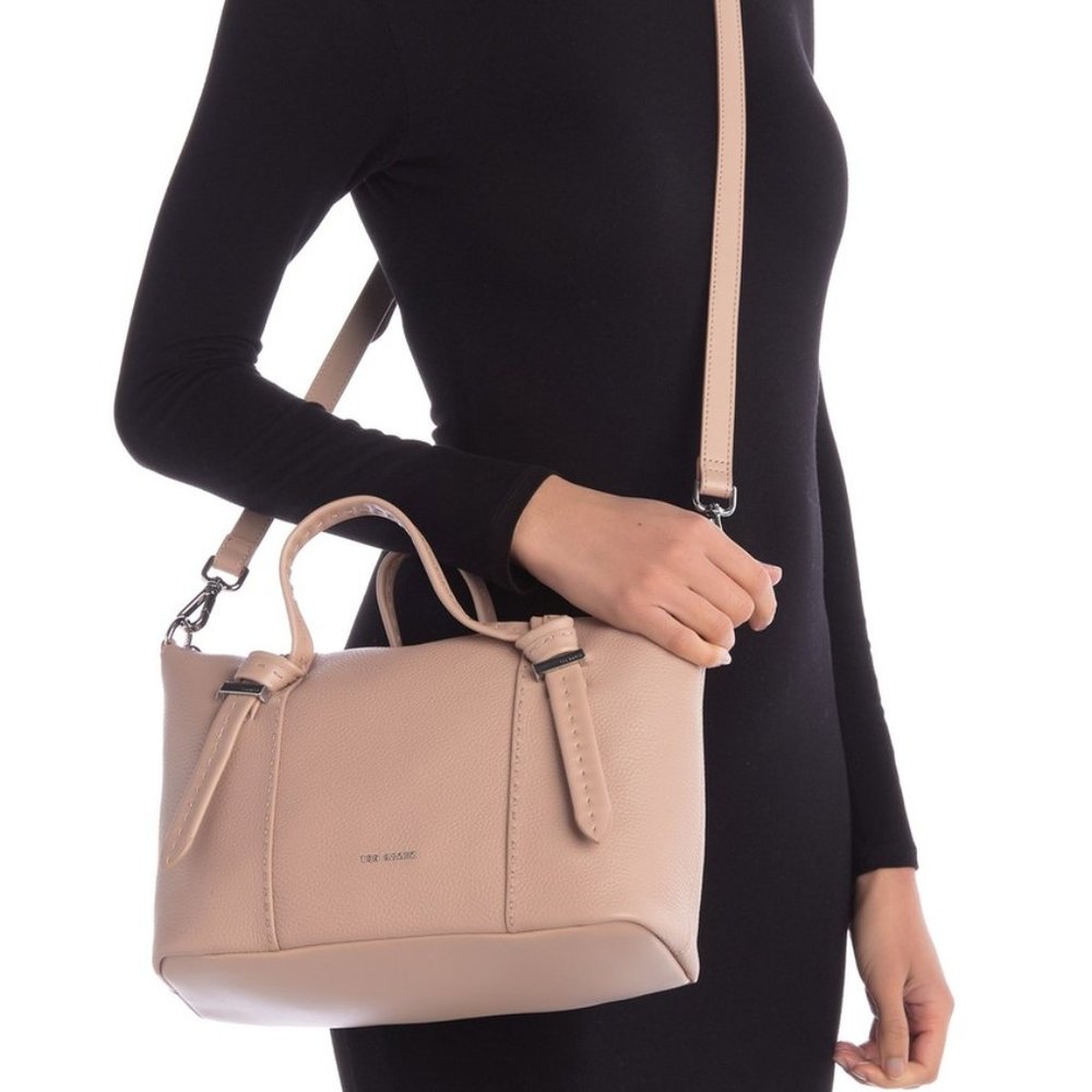 Ted Baker Taupe Small Olmia Leather Tote Bag - Picture 1 of 5